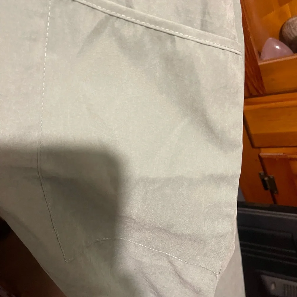 Light greenish gray overall style jumpsuit - Picture 7 of 7